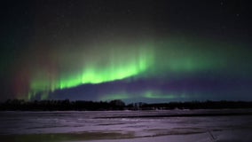 Timelapse shows Northern Lights in Minnesota