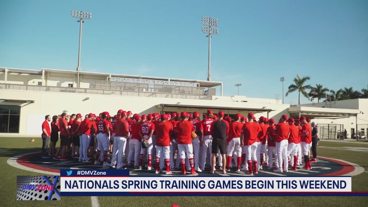 Nationals spring training games begin this weekend