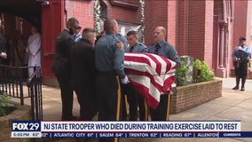 NJ State Trooper who died during training exercise laid to rest