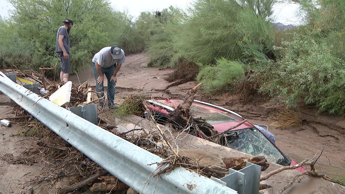 Monsoon 2022: Woman rescued after her car was swept away by floodwaters