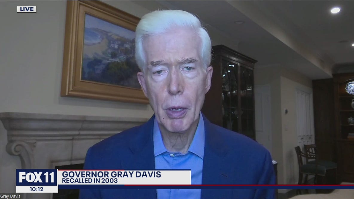 Former CA governor Gray Davis speaks about 2021 recall election