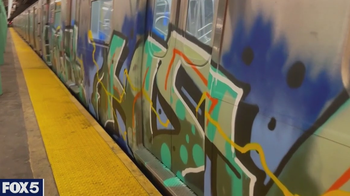 NYC subway graffiti makes a comeback