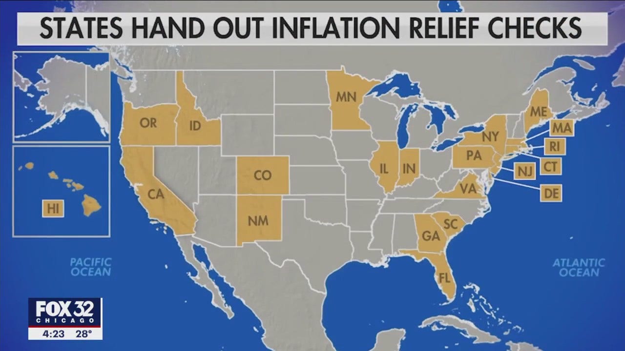 Illinois and Indiana issue inflationrelief payments