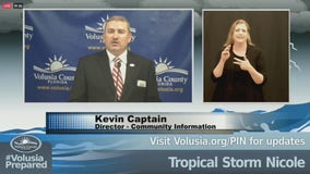 Volusia County emergency officials give storm update