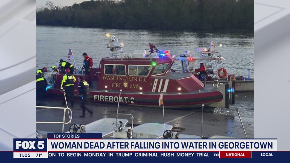 Woman dies after falling into Potomac River at Georgetown waterfront