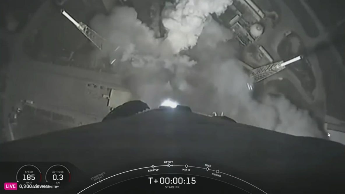 SpaceX launches Starlink mission from Florida