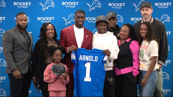 WATCH - Dan Miller reports from Allen Park where the Lions introduced 1st round pick, Terrion Arnold