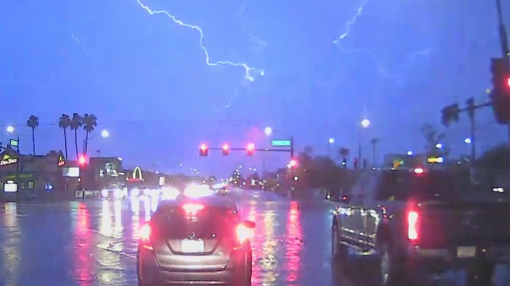 A recap of Thursday morning's strong monsoon storm