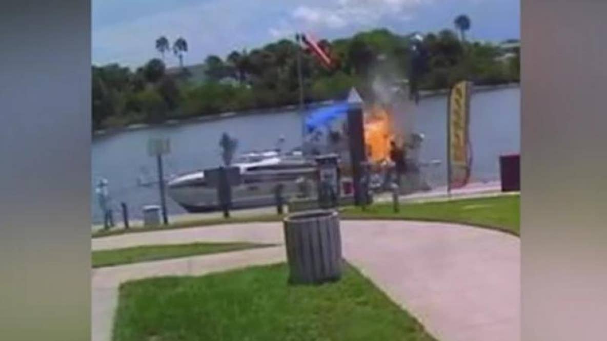 Four people hurt in boat explosion