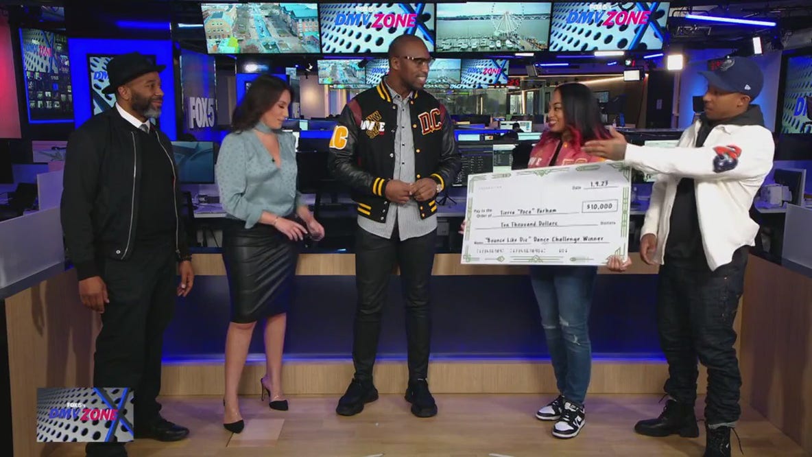 Vernon Davis announces winner of $10k dance contest
