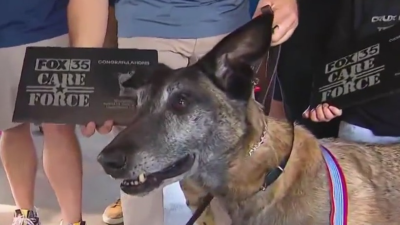 FOX 35 Care Force: Honoring dog Shimanski in Winter Garden
