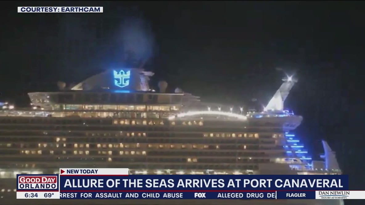 Allure of the Seas arrives in Port Canaveral