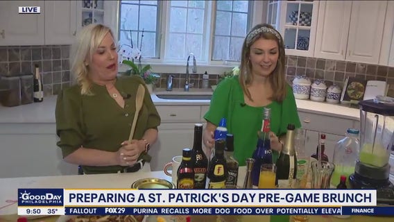 Preparing a St. Patrick's Day pre-game brunch