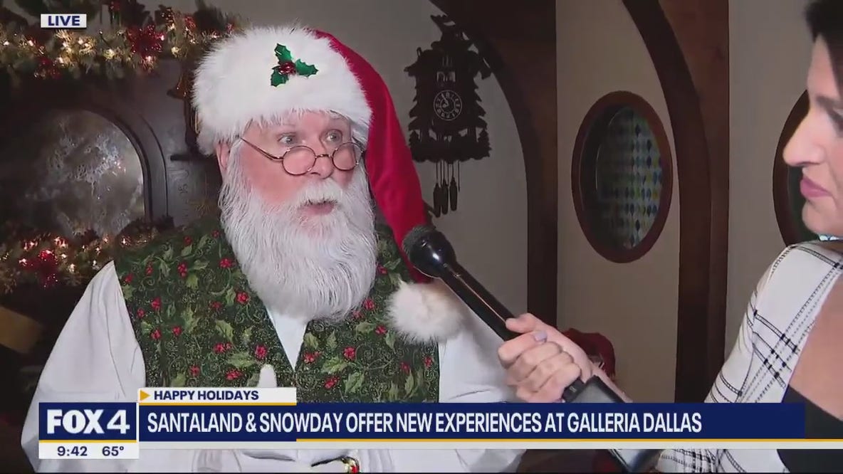 Santaland, holiday attractions open at Galleria Dallas
