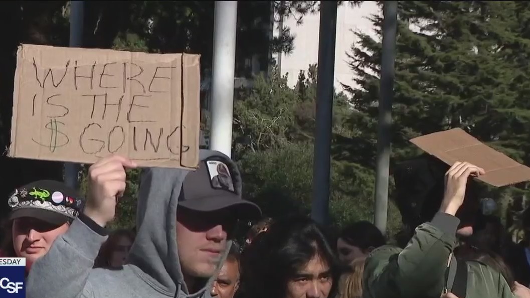 Students walkout on CSU campuses, SFSU