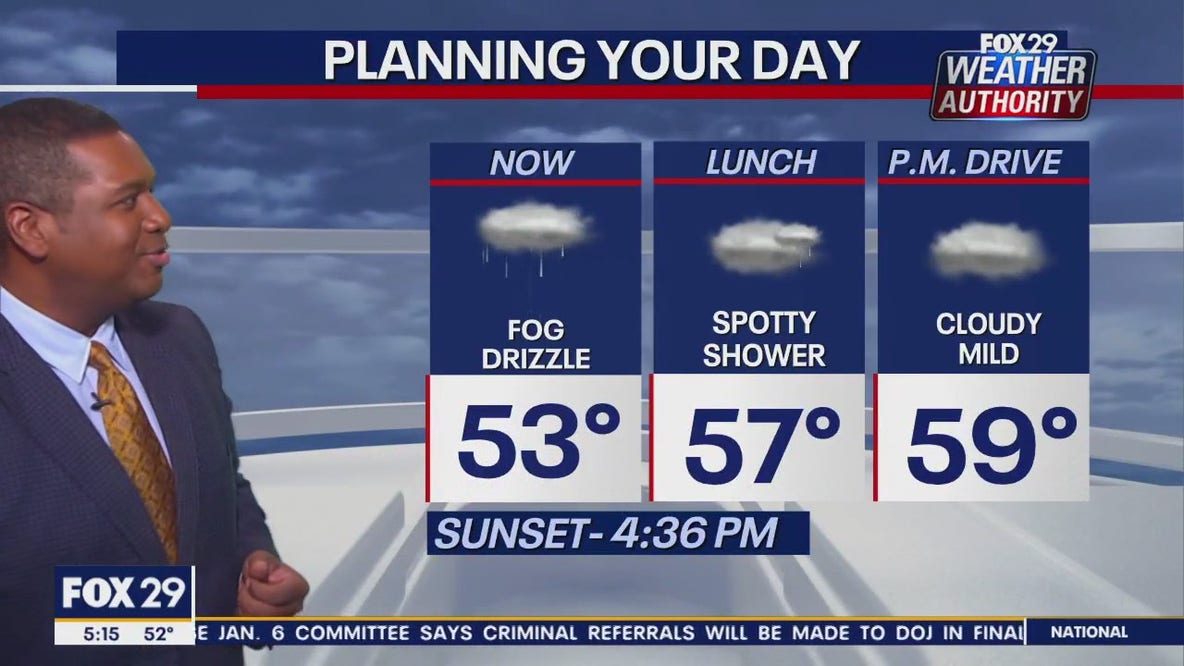 Weather Authority: Wednesday, 5 a.m. forecast