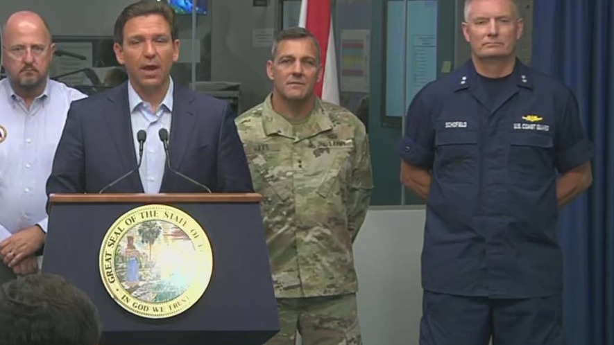 Gov. DeSantis gives update on Hurricane Idalia