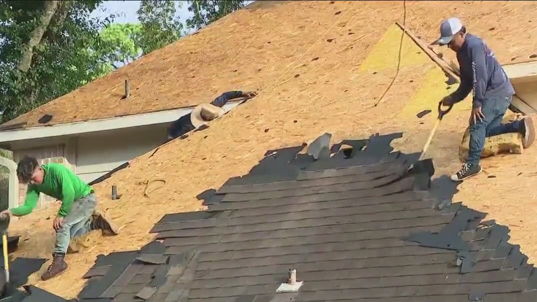 Hometown hero gets free roof repair