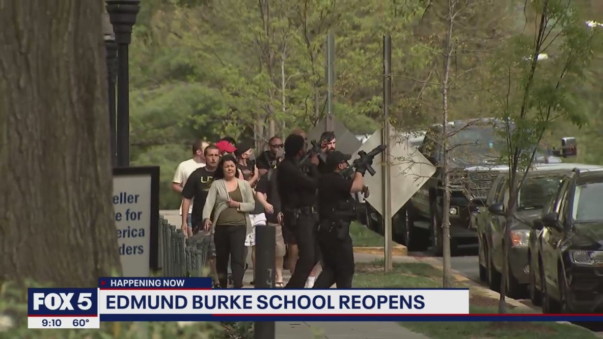 Students return to Edmund Burke School following shooting that left several injured