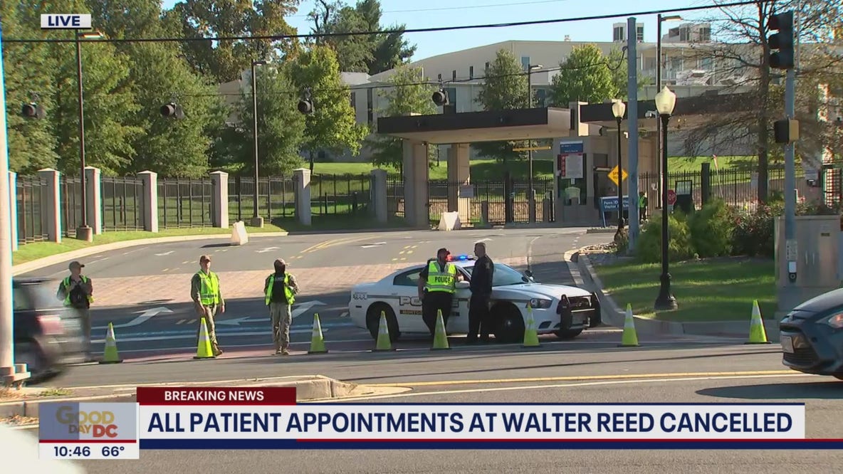 Military base housing Walter Reed in lockdown for 'active shooter threat,' 'bomb threat' investigation