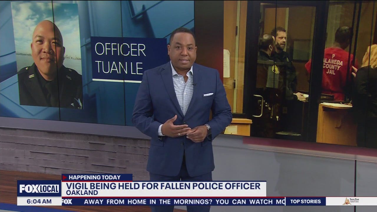 Vigil For Slain Oakland Police Officer Tuan Le | KTVU FOX 2