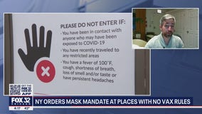 New York orders mask mandate at places with no COVID vaccine rules