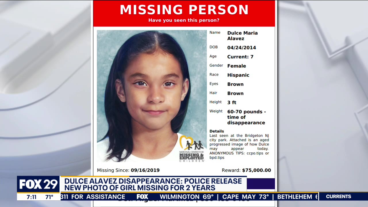Dulce Alavez disappearance: Police release new photo of girl missing for almost 2 years