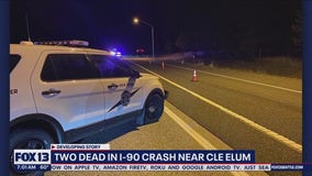 2 dead in I-90 crash near Cle Elum, Washington