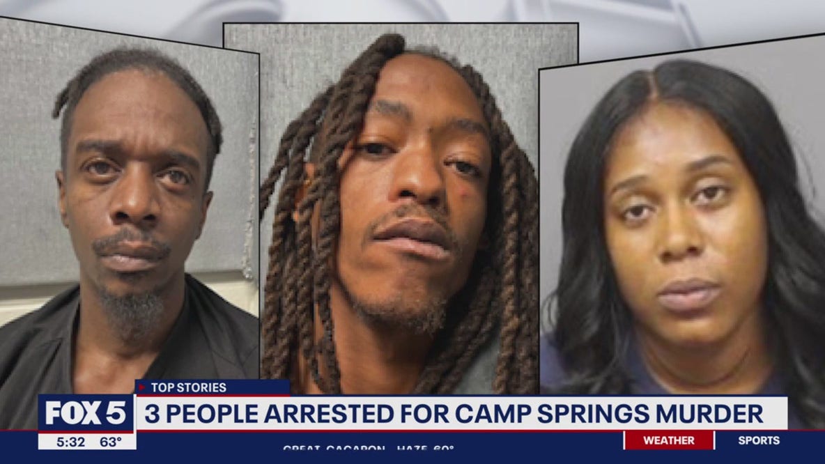 3 people arrested in connection to Camp Springs murder