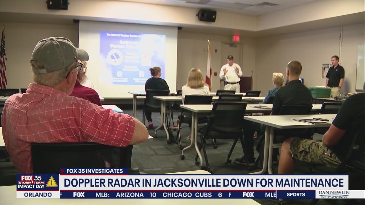Doppler radar in Jacksonville down for maintenance