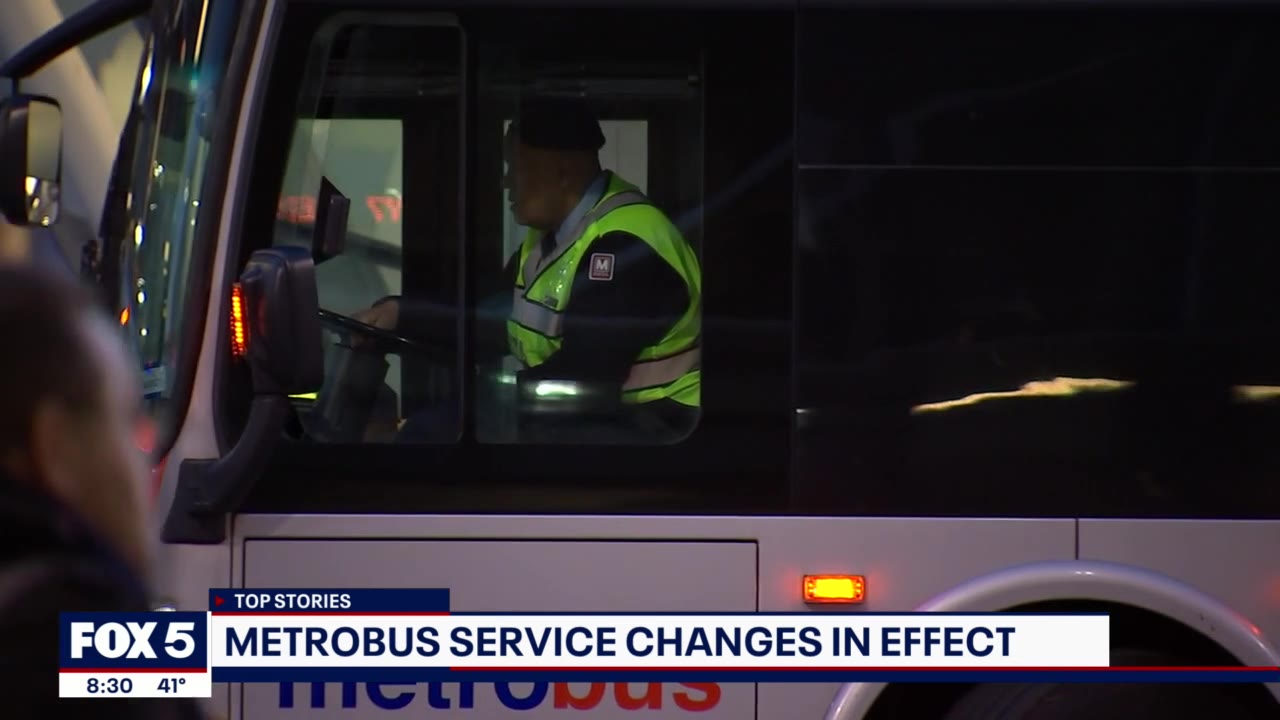Metrobus service changes in effect