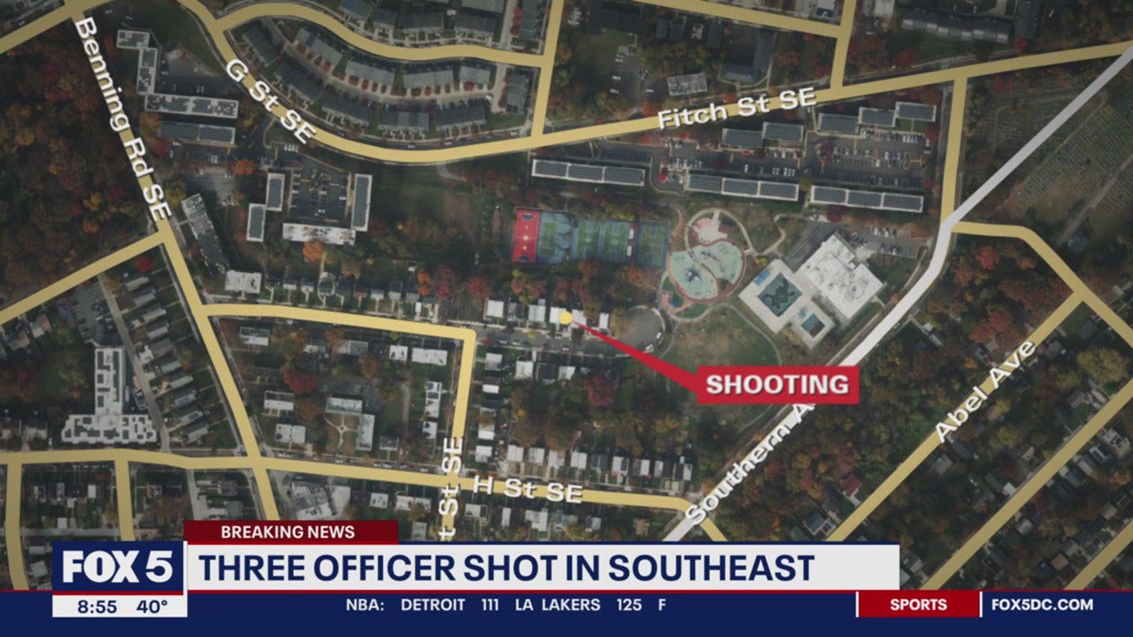 3 Officers Shot In Southeast DC | FOX 5 DC