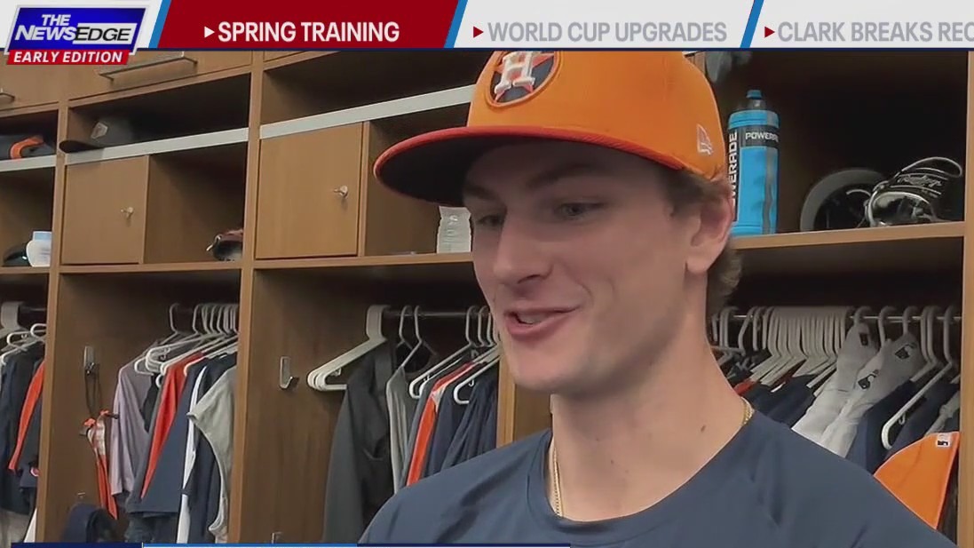 Astros pitcher Forrest Whitley on upcoming season