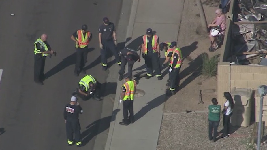 Man freed after being trapped in Glendale storm drain for days