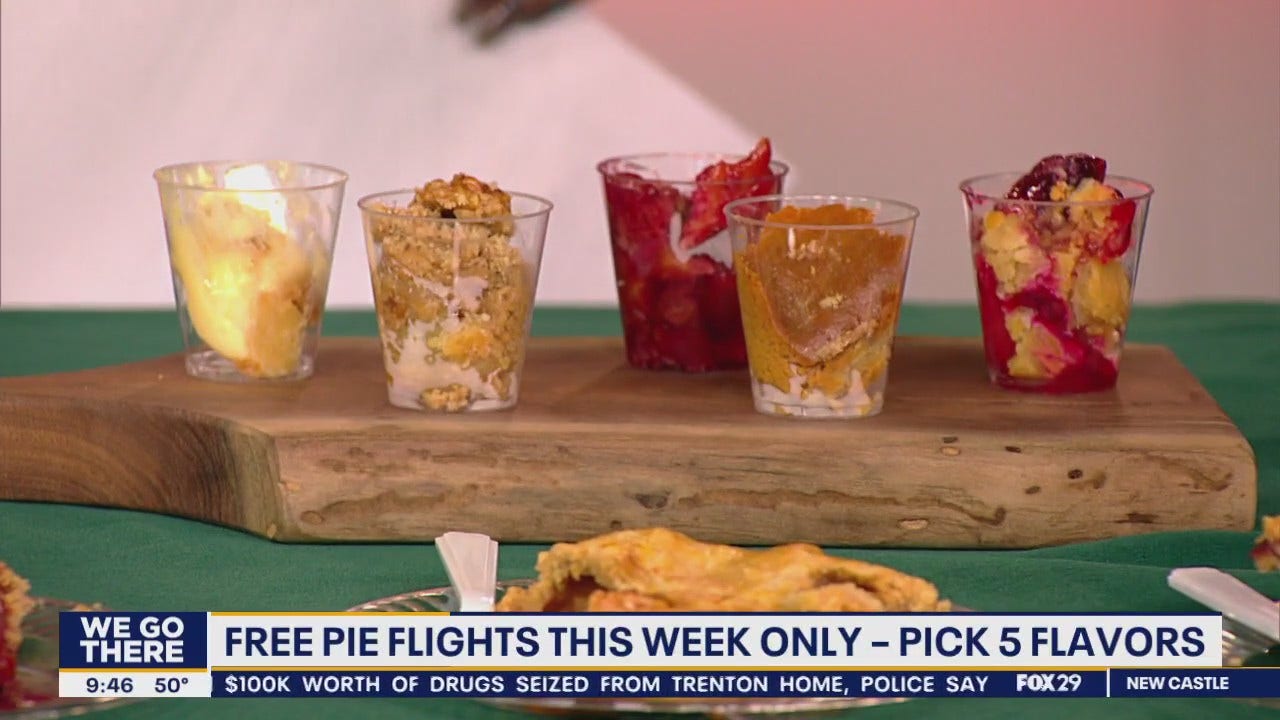 Free pie flights this week only in Bucks County FOX 29 Philadelphia