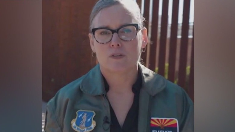 Arizona Gov. Katie Hobbs visits U.S.-Mexico border