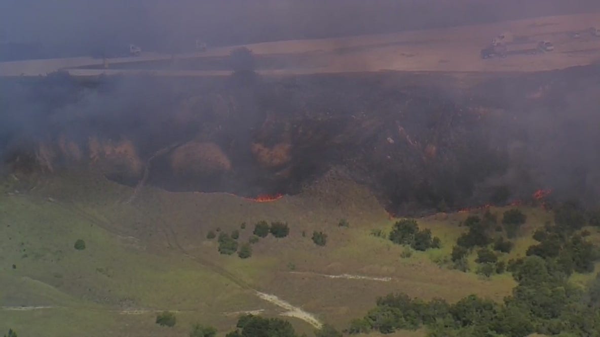 Wildfire sparks in Clermont