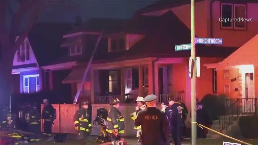 Chicago firefighter performed CPR on wife after rushing to a fire at his home that also seriously hurt their 3 young children