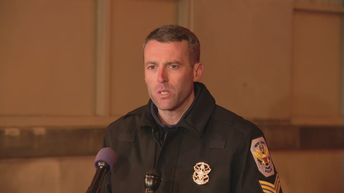 Suspect accused of shooting Park Police officer pronounced dead