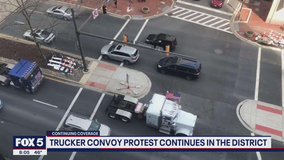 DC trucker convoy protests expected to continue through week