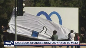 Goodbye to Facebook's "Thumbs Up" -- new logo revealed outside Menlo Park headquarters