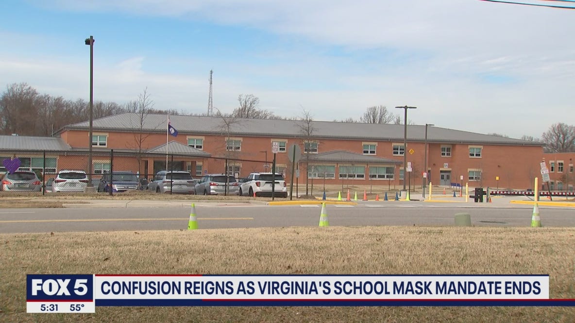 Confusion reigns as Virginia's school mask mandate ends