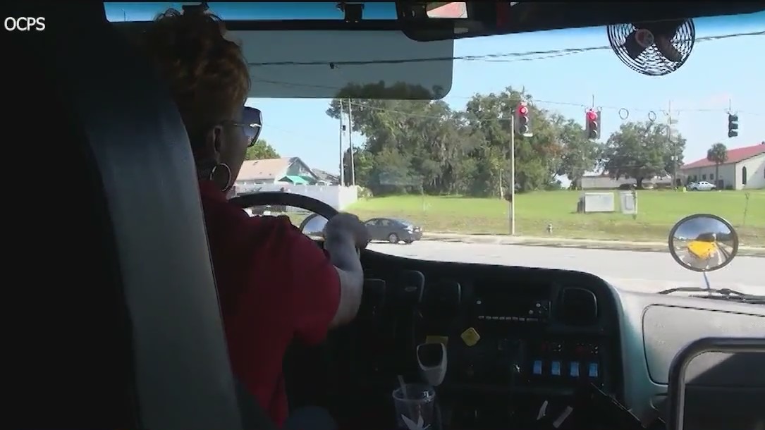 Bus drivers gear up for 1st day of school