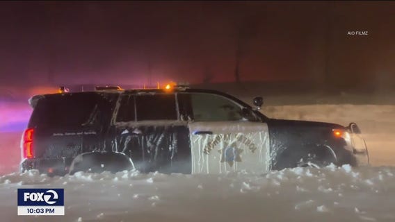 Blizzard continues to pound the Sierra; I-80 reopens