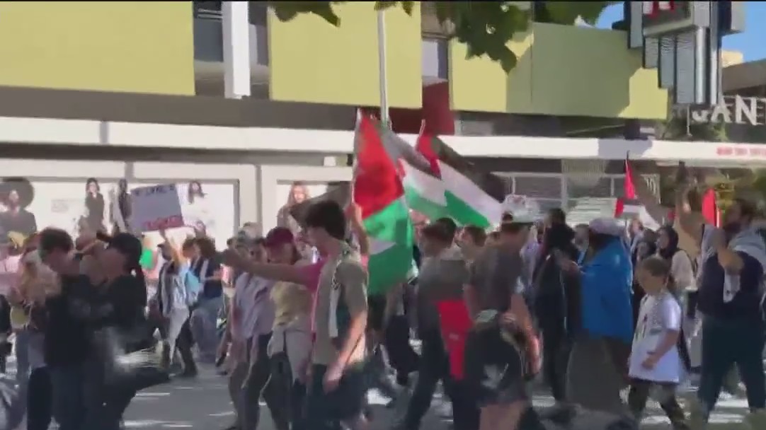 Thousands rally in San Jose in support of Palestinians as humanitarian crisis in Gaza worsens