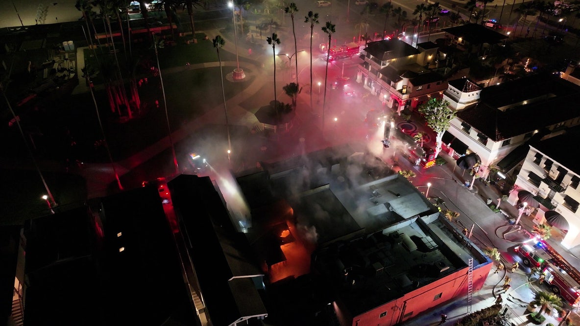 Balboa Peninsula Fire on Main Street