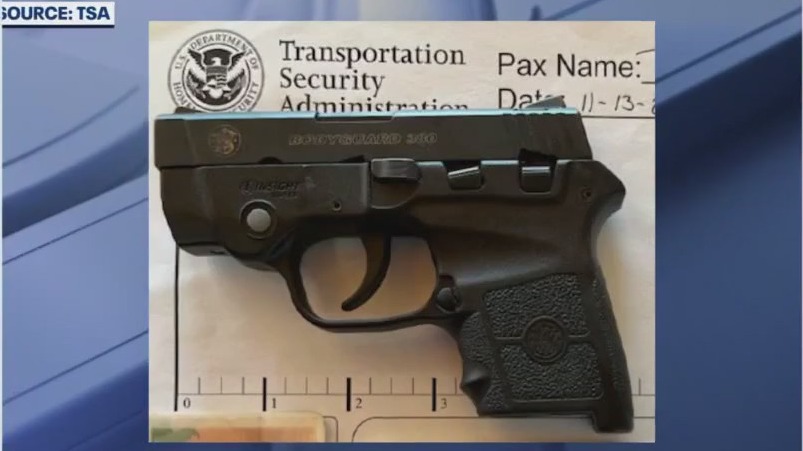 TSA fines man for bringing gun to airport