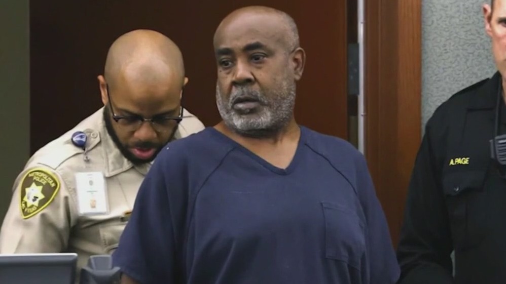 Tupac Shakur murder suspect makes first court appearance in Las Vegas