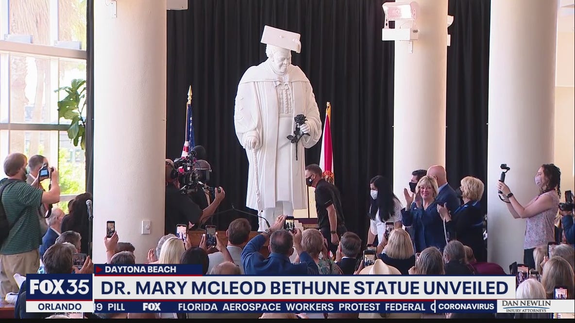 Dr. Mary Mcleod Bethune state unveiled