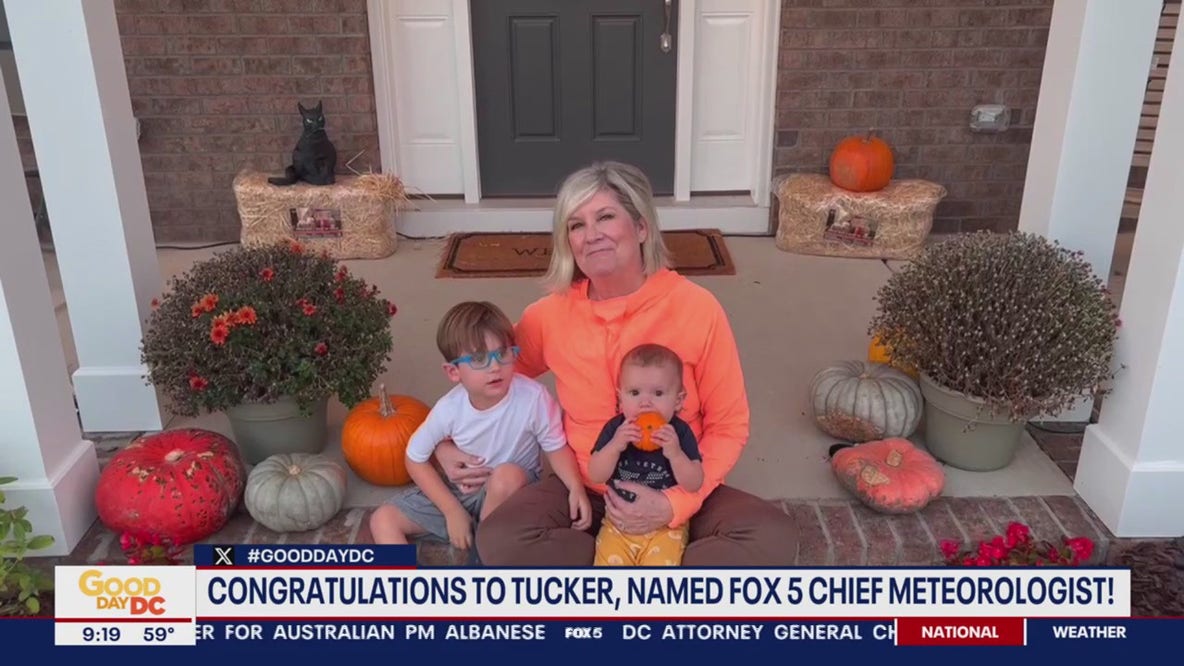 Sue Palka passes the torch to Tucker Barnes on his first day as chief meteorologist